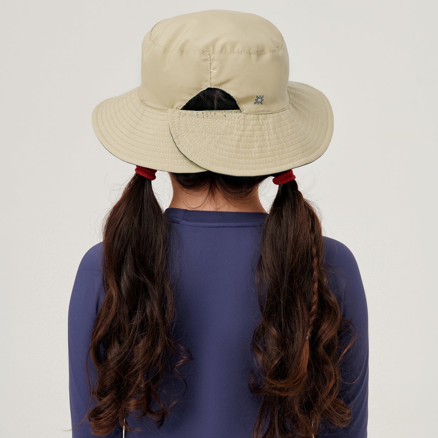 Sombrero California Infantil marino/arena UV LINE