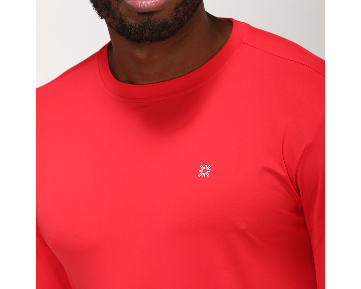 Camiseta UVPRO Masculino Rojo