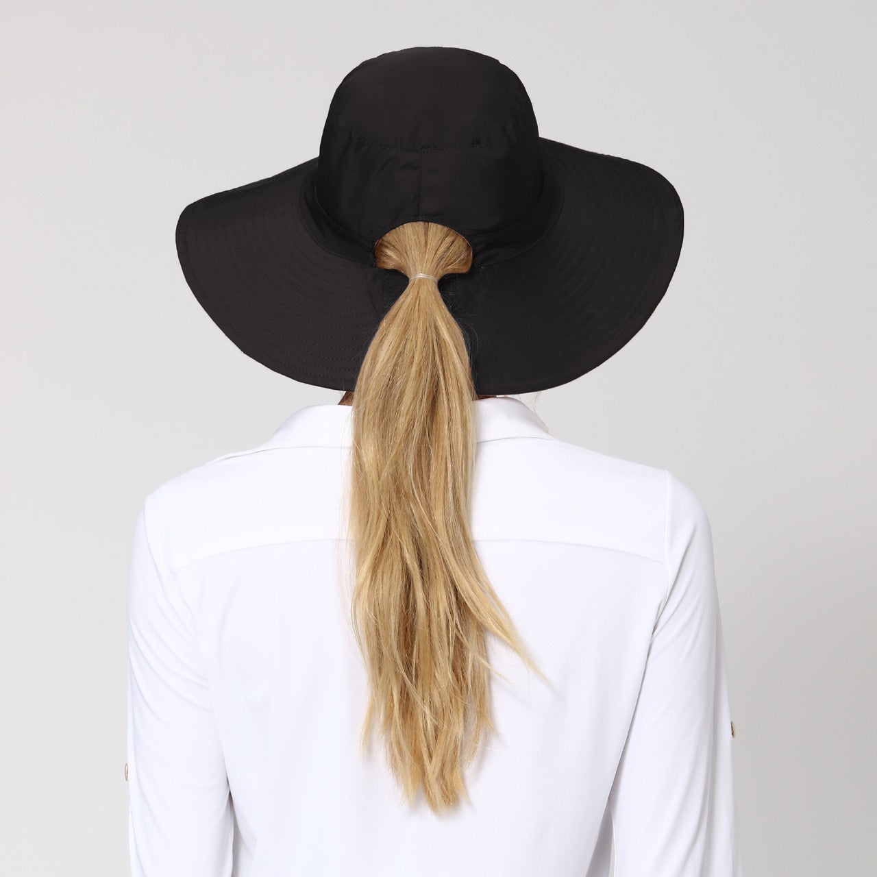 Sombrero San Diego Negro/Rosa Reversible