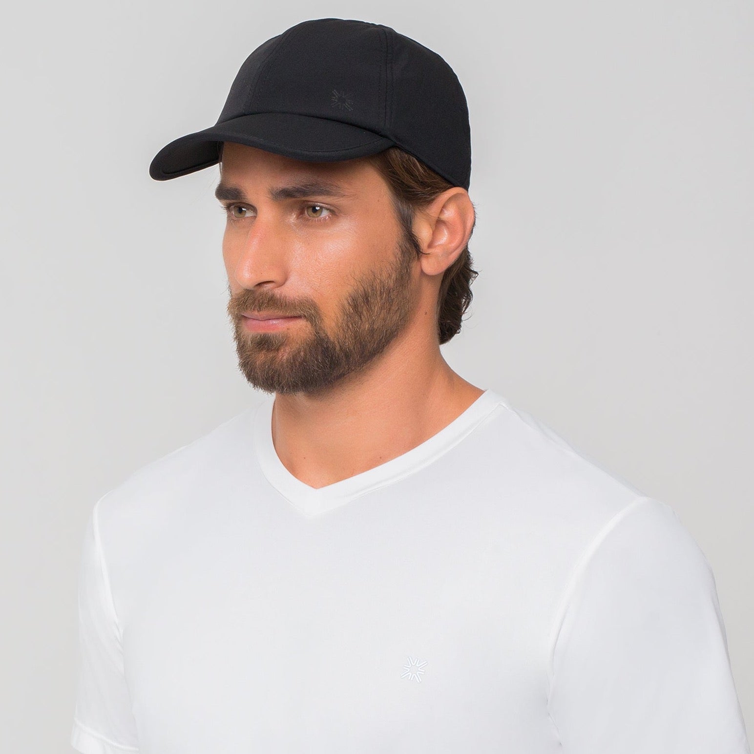 Gorra UV con protección solar Uvpro - Negro