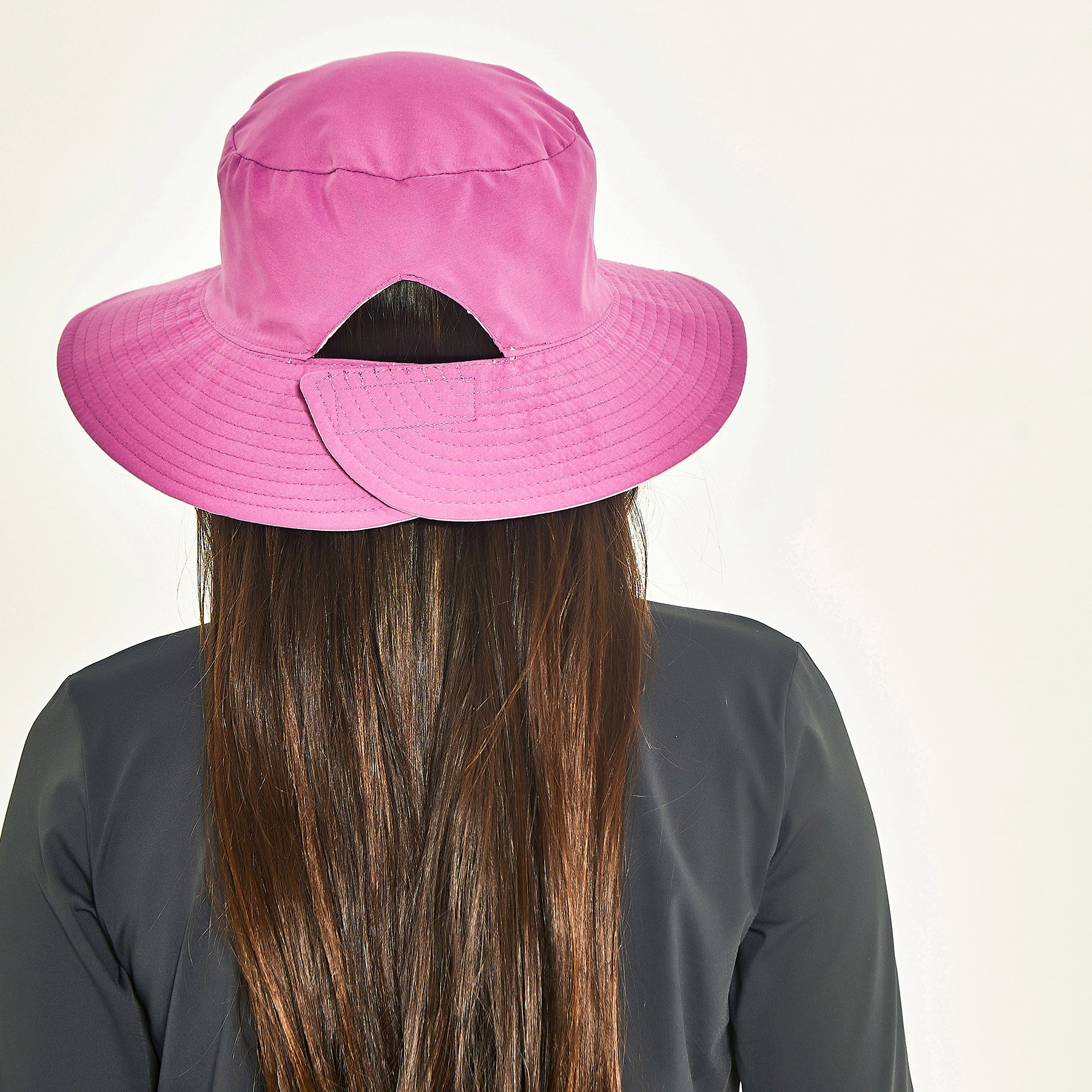 Sombrero UV Infantil con protección solar California - Rosa/Frambuesa