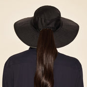 Sombrero Reversible San Diego Negro/Arena - UV LINE