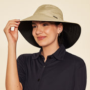 Sombrero UV con protección solar Reversible San Diego - Negro/Kaki