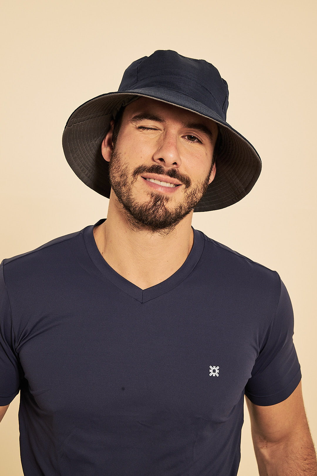 Sombrero Australia Marino/Plomo