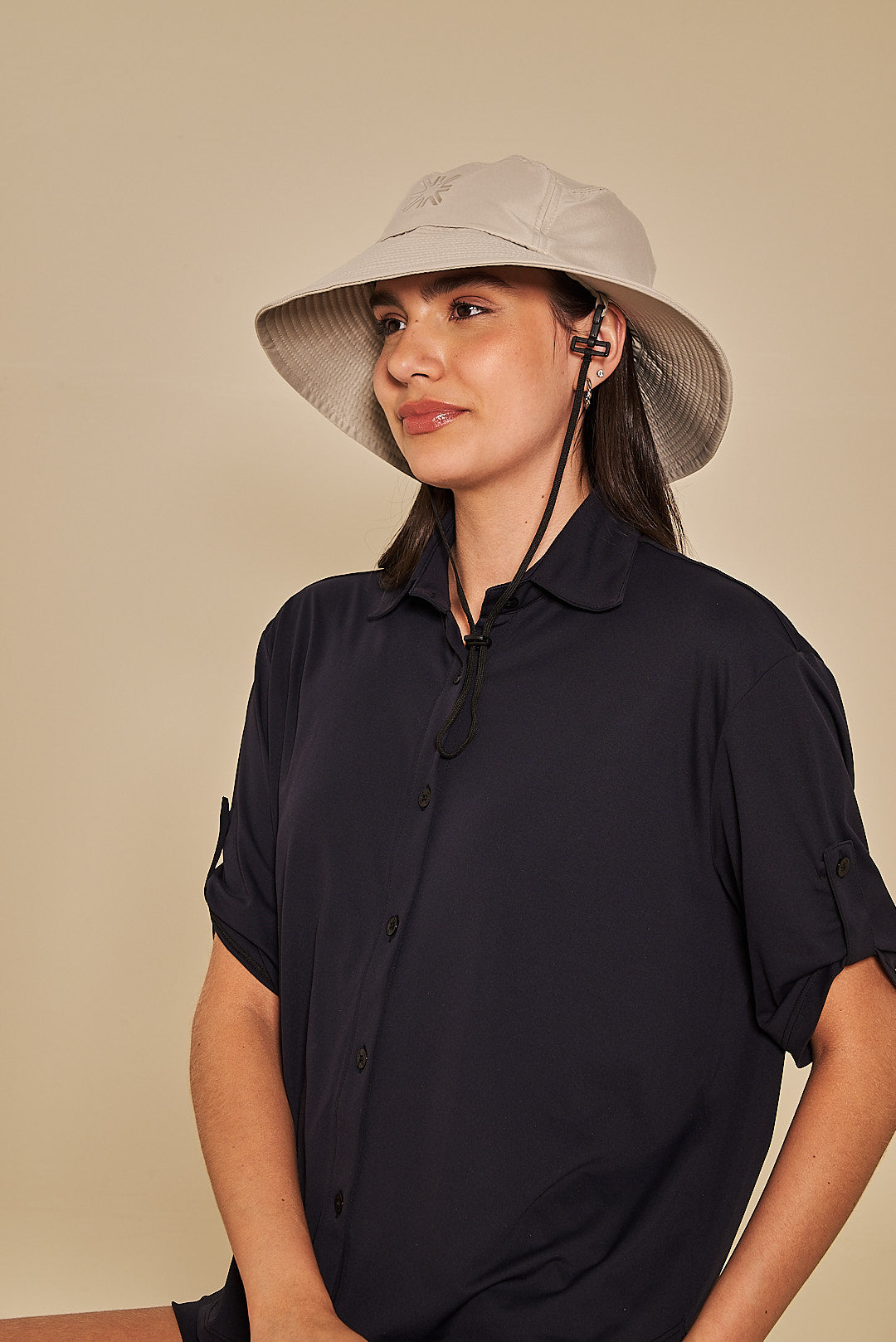 Sombrero Cassis Kaki UV LINE