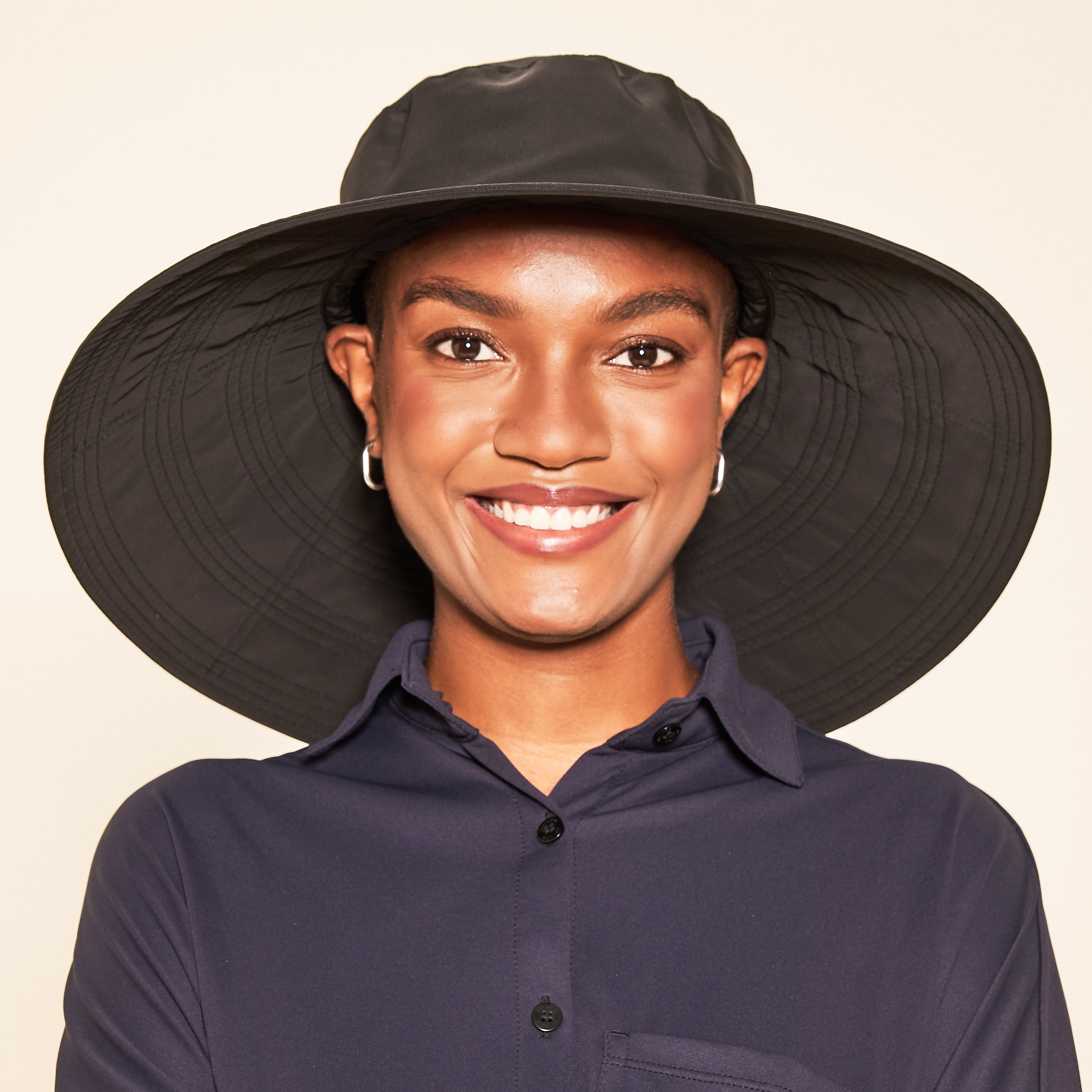 Sombrero UV con protección solar Beverly Hills - Negro