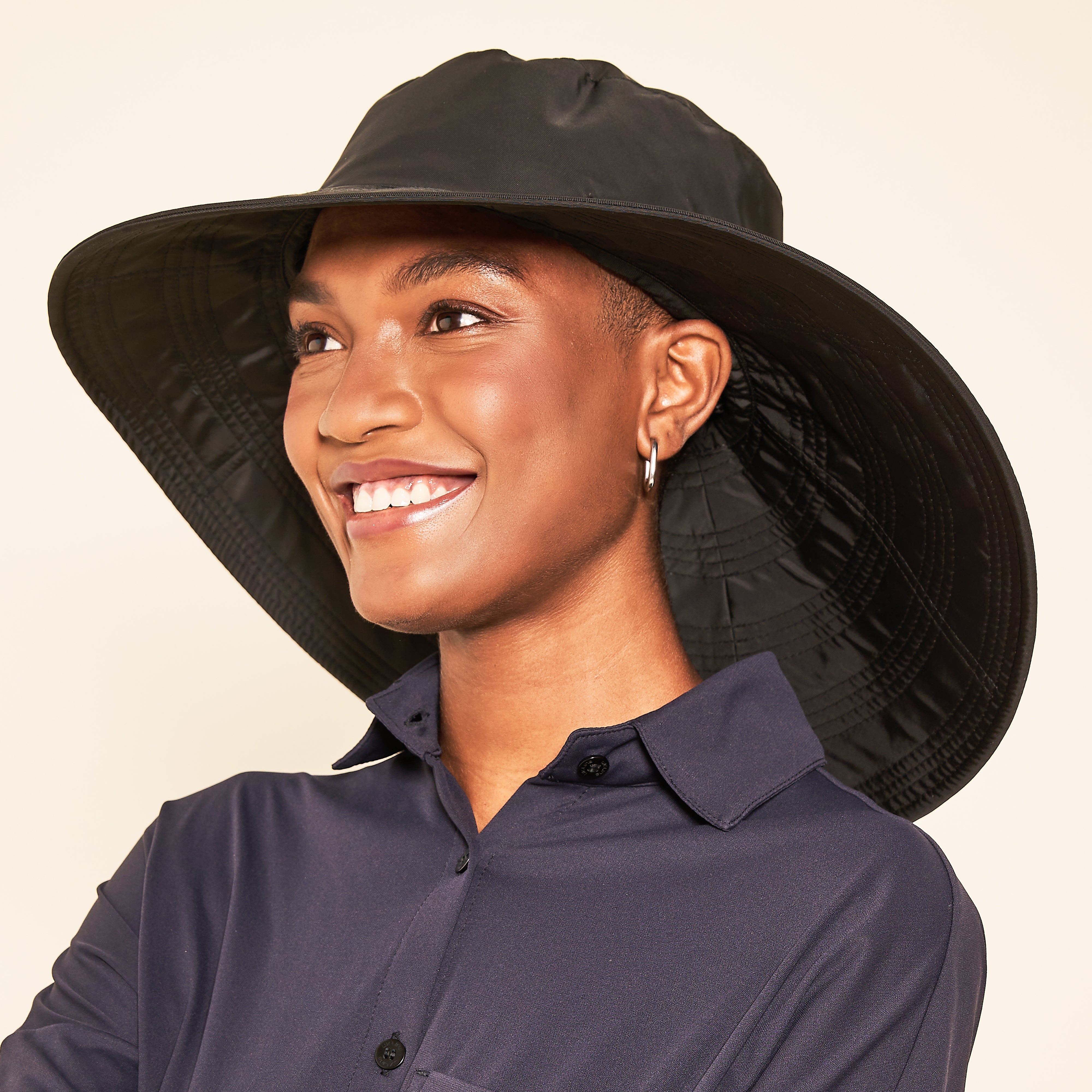 Sombrero UV con protección solar Beverly Hills - Negro
