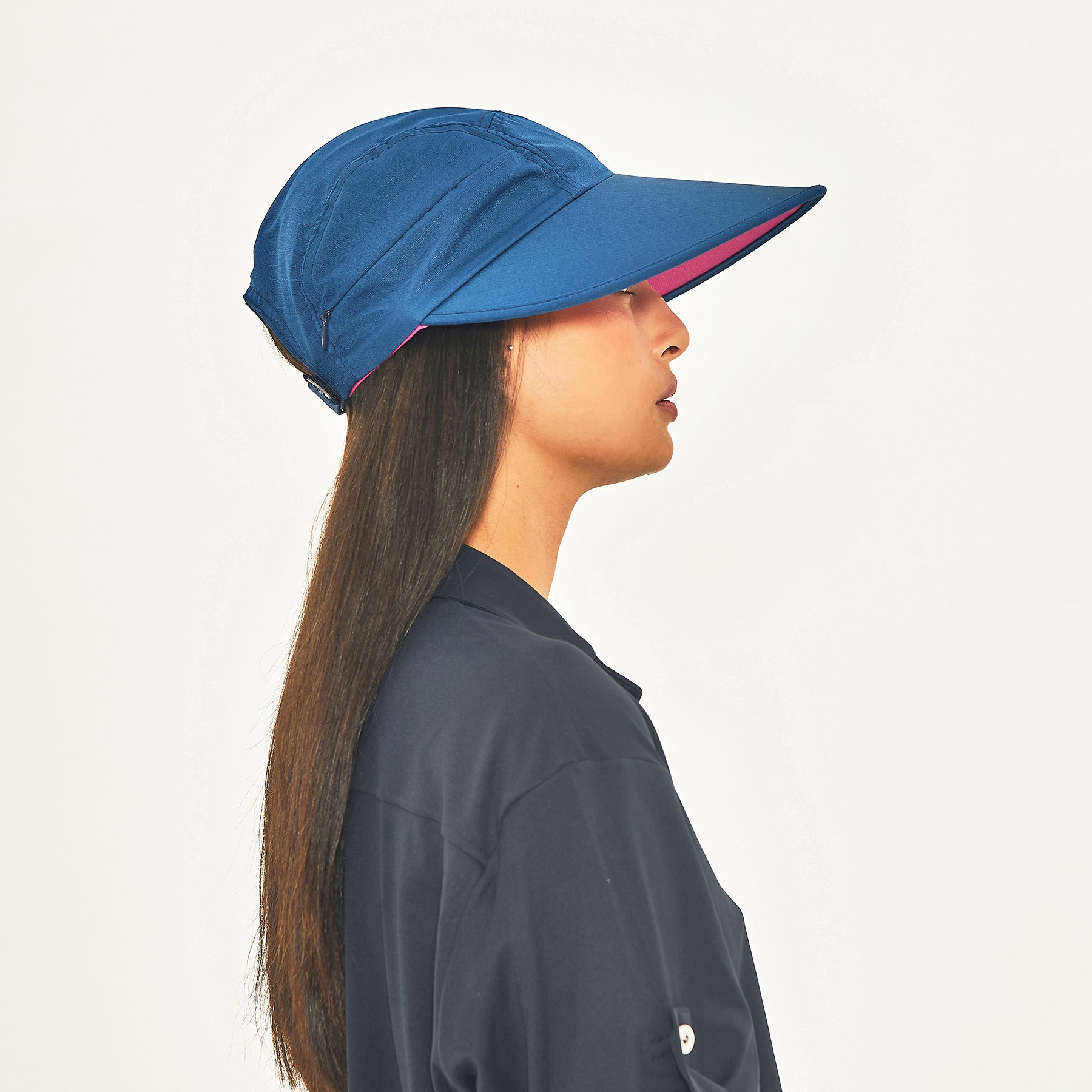 Visera UV con protección solar Capri - Marino/Fucsia