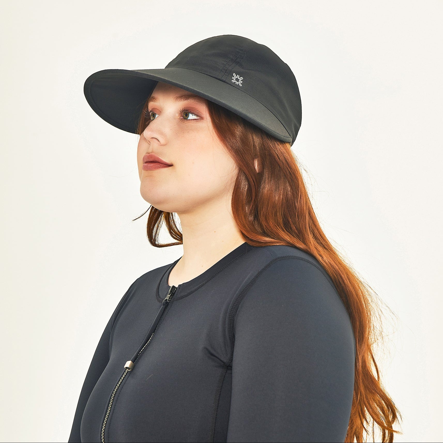 Visera UV con protección solar Capri - Negro