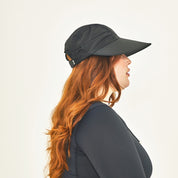 Visera UV con protección solar Capri - Negro