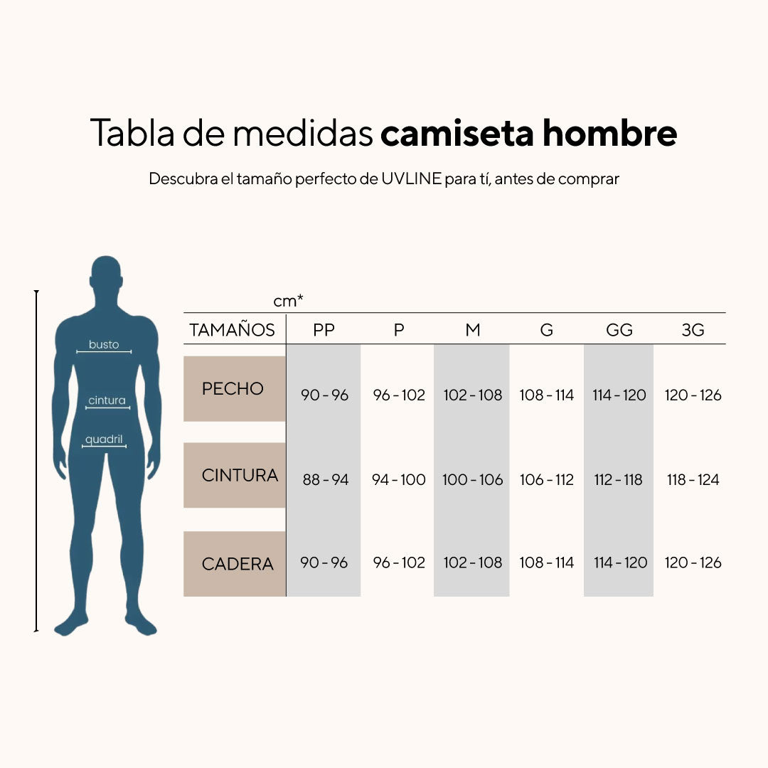 Camiseta UV Masculina con protección solar Uvpro - Gris