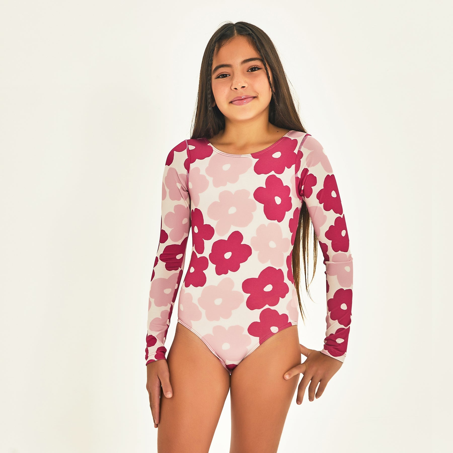 Ropa de Baño Menina Flores UV LINE