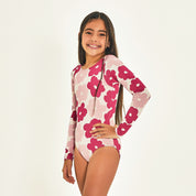 Ropa de Baño Menina Flores UV LINE