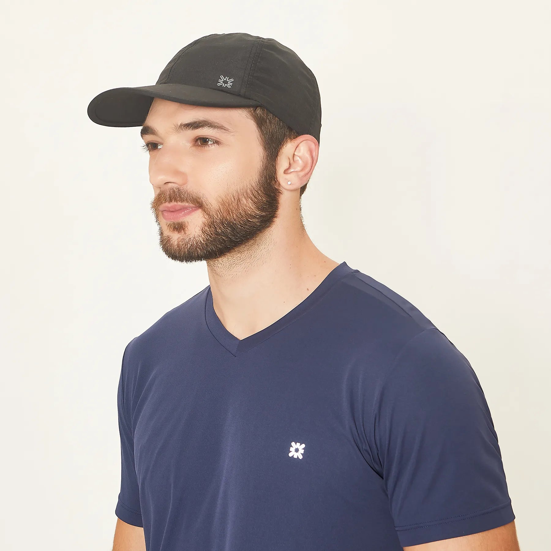 Gorra UV con protección solar Uvpro - Negro