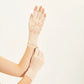 Guantes dedos largos Beige UV LINE