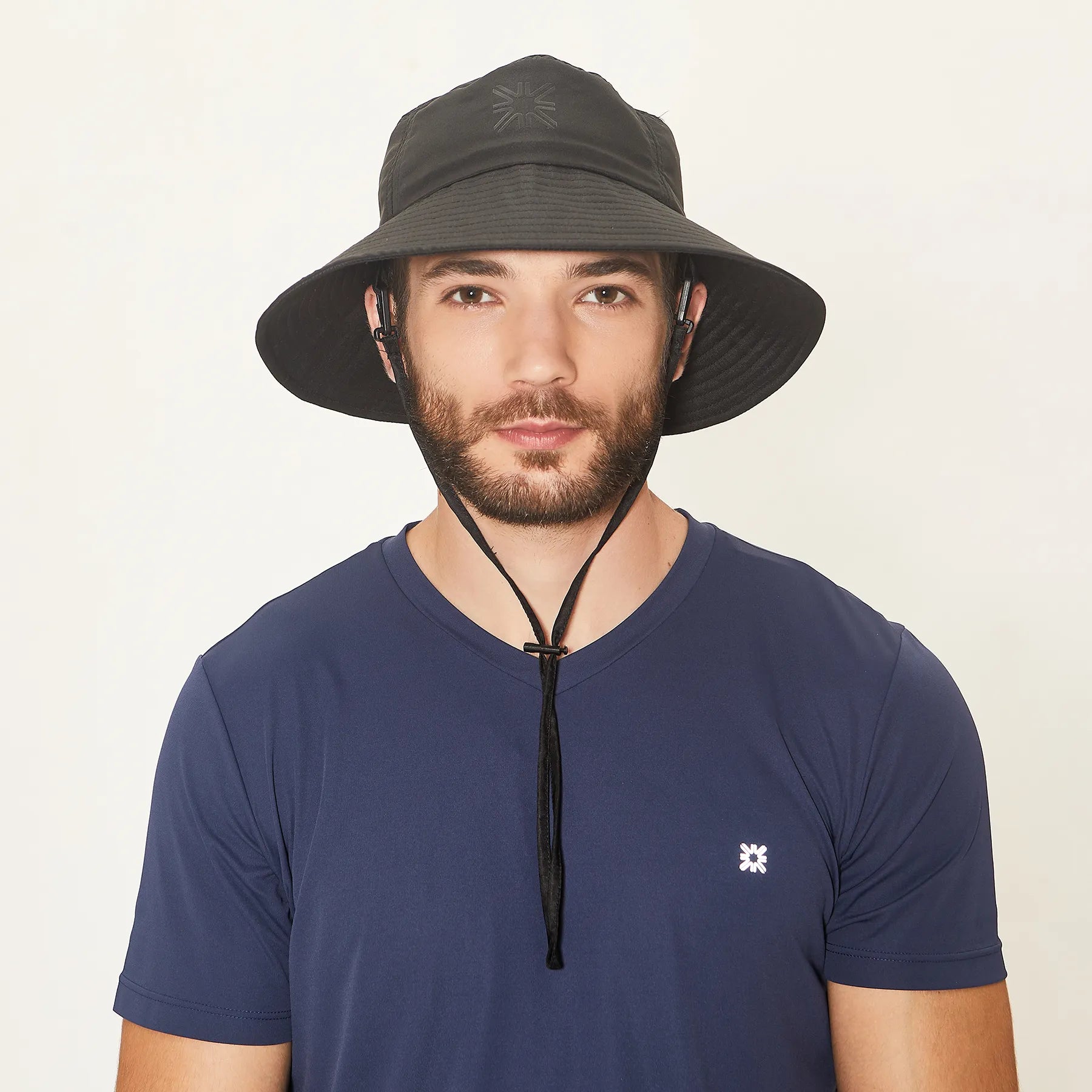 Sombrero UV con protección solar Cassis - Negro