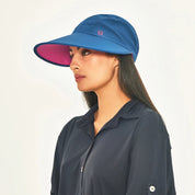 Visera UV con protección solar Capri - Marino/Fucsia