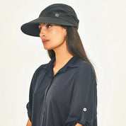 Visera UV con protección solar Niza - Negro