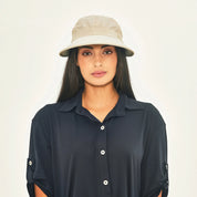 Visera UV con protección solar Niza - Crema