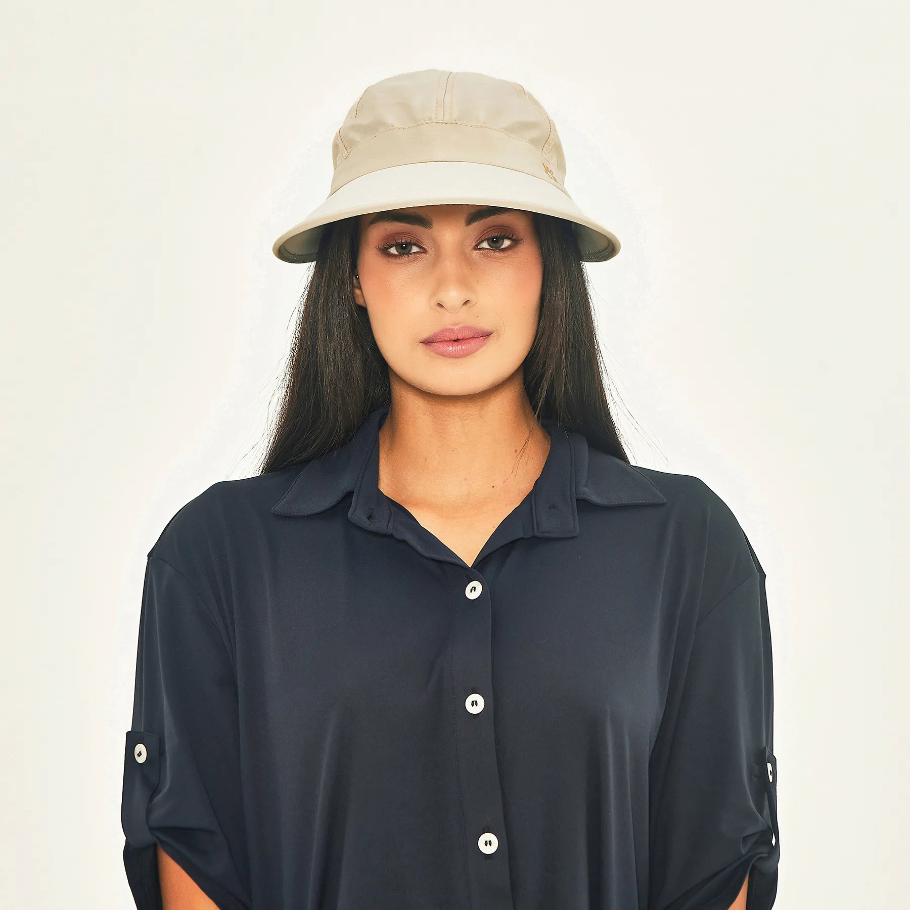 Visera UV con protección solar Niza - Crema