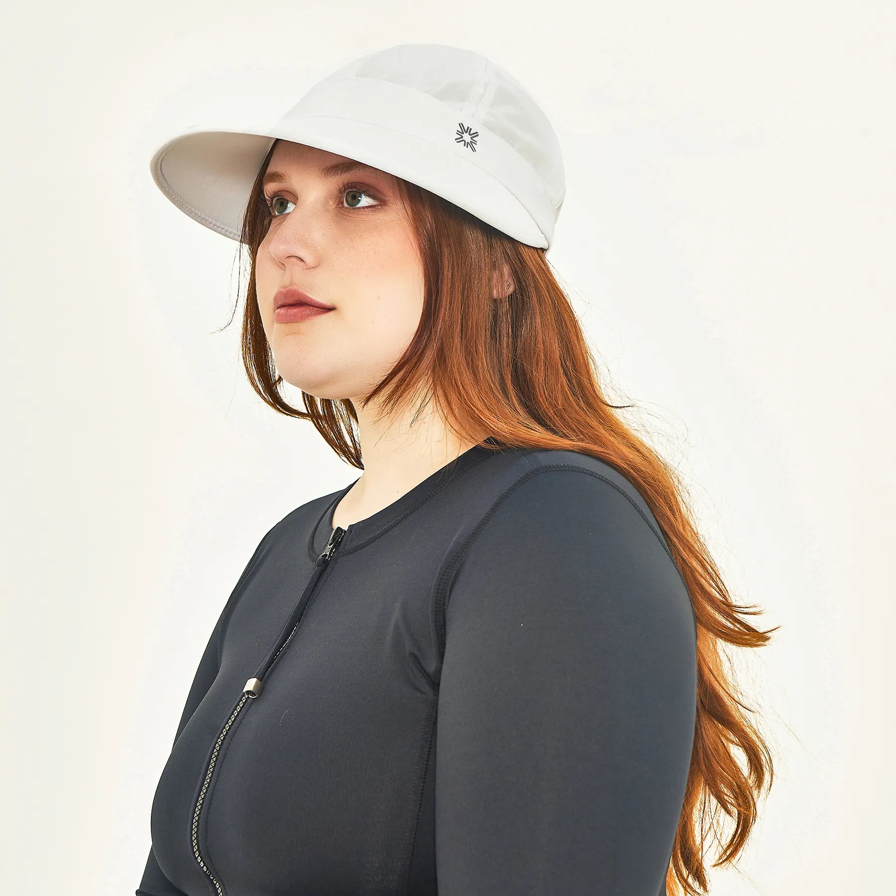 Visera UV con protección solar Niza - Blanco