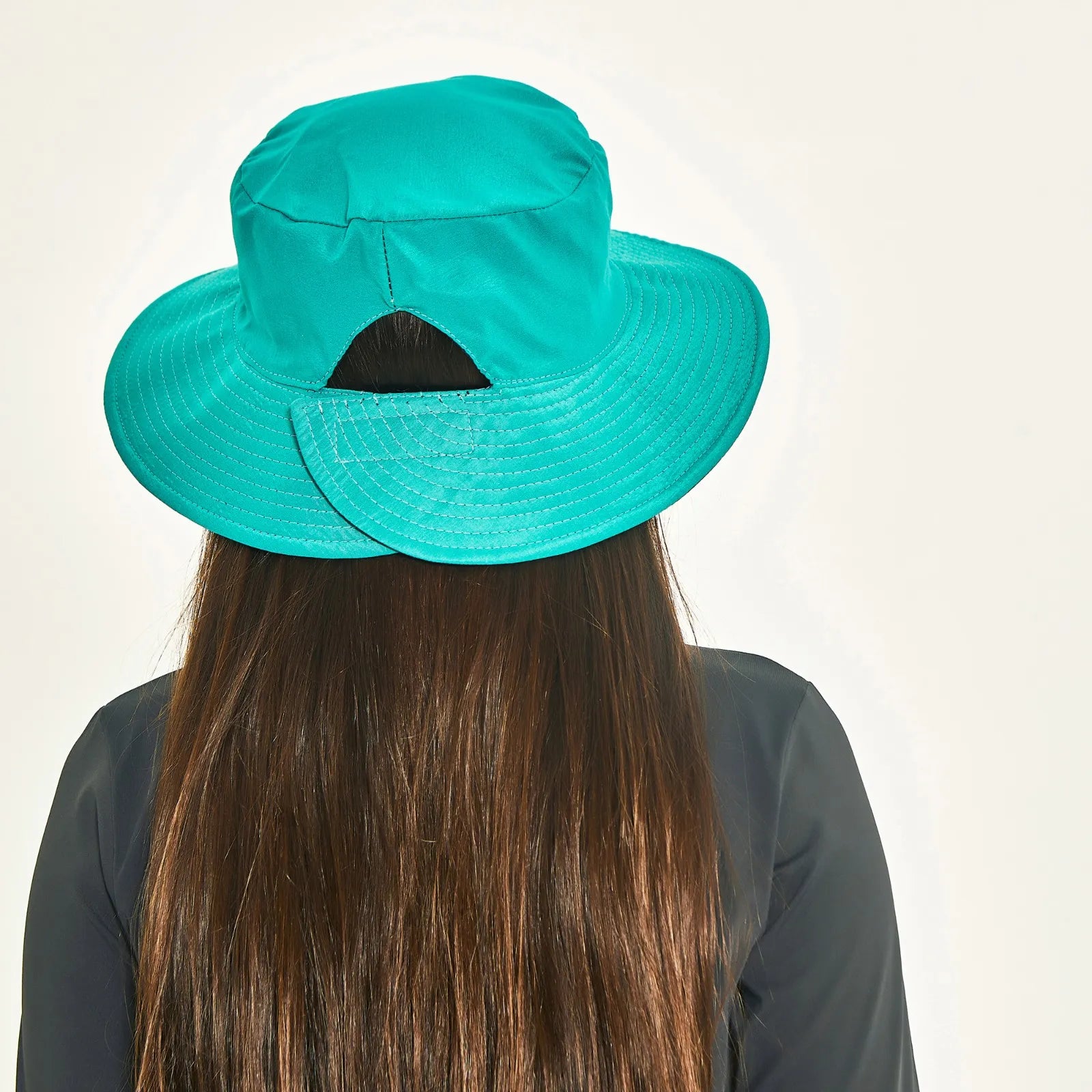 Sombrero UV Infantil con protección solar California - Marino/verde agua