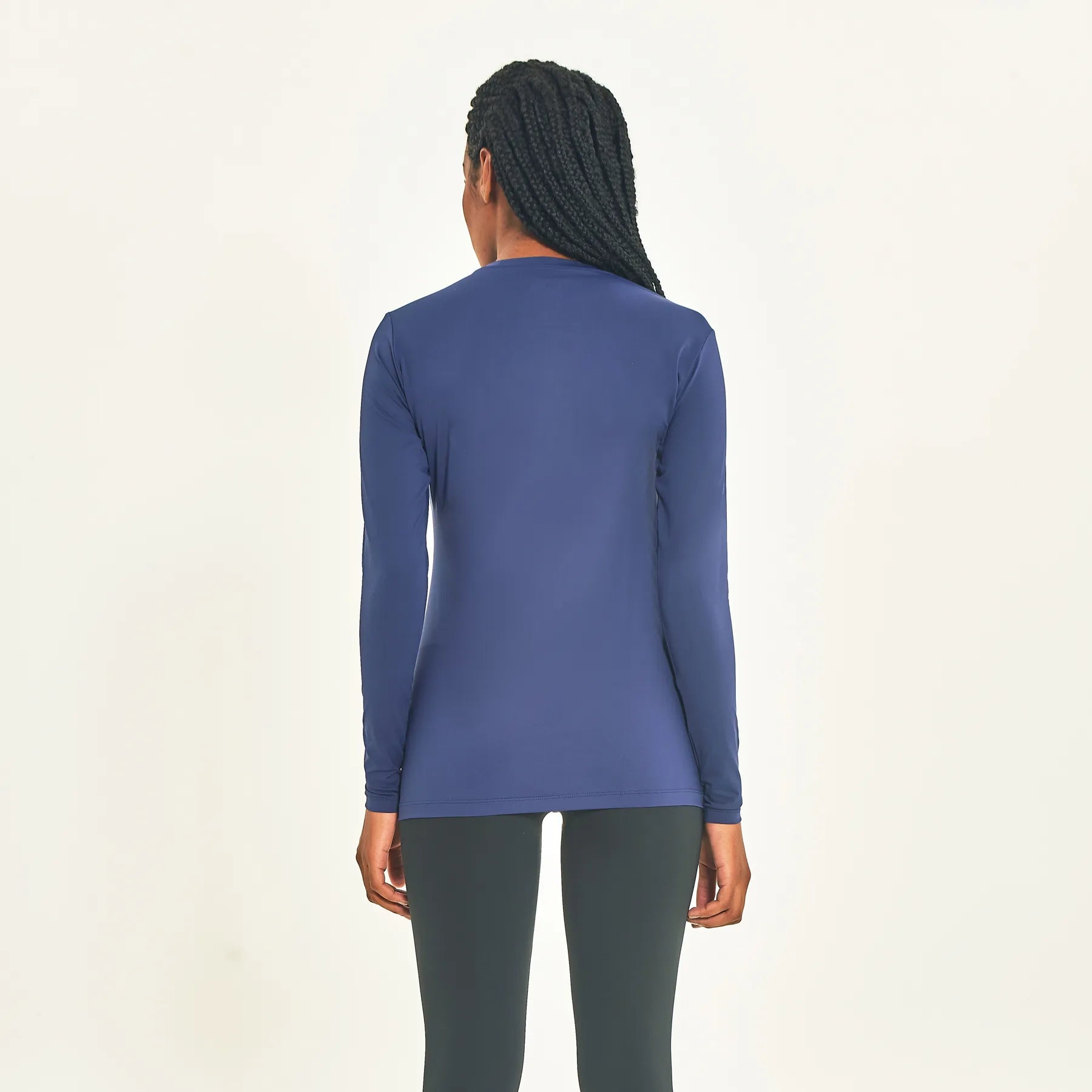 Camiseta UV femenina con protección solar Uvpro - Marino