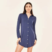 Camisa UV Femenina con protección solar Copenhagen - Marino