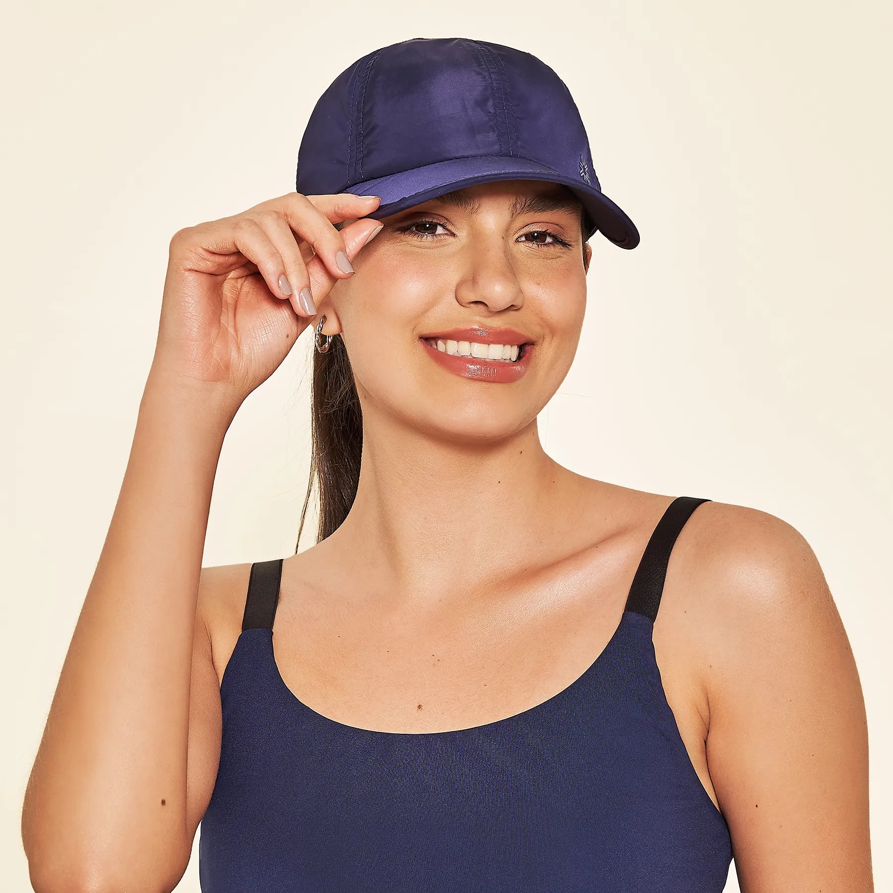 Gorra UV con protección solar Beach Tennis - Marino