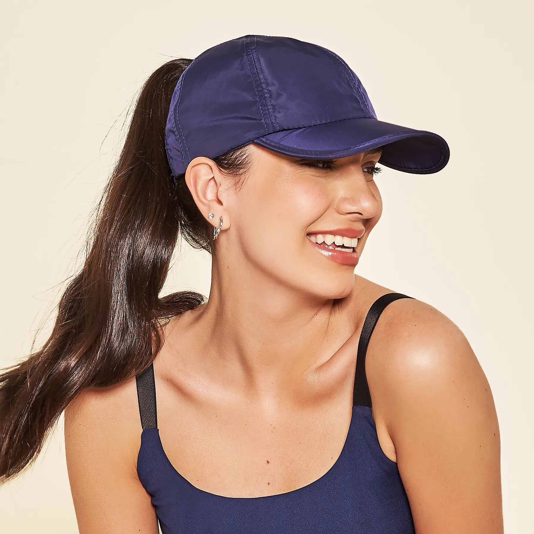 Gorra UV con protección solar Beach Tennis - Marino