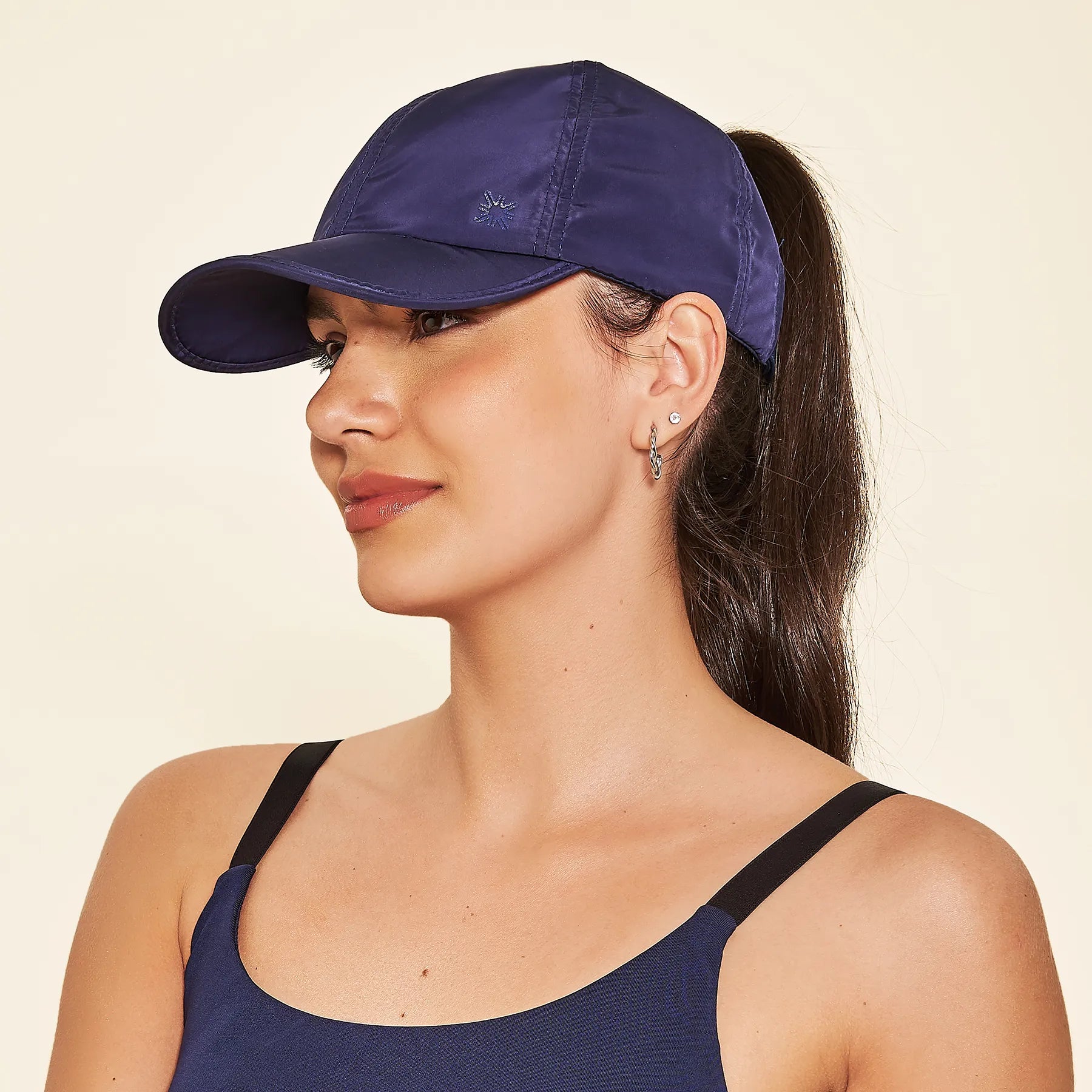 Gorra UV con protección solar Beach Tennis - Marino