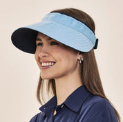 Visera UV con protección solar Bali reversible - Marino/Celeste