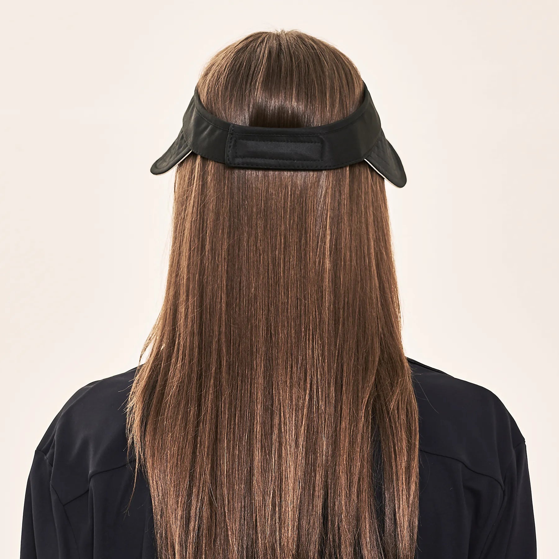 Visera UV con protección solar Bali reversible - Negro/arena