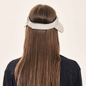 Visera UV con protección solar Bali reversible - Negro/arena