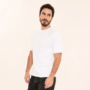 Camiseta UV Masculina con protección solar Uvpro - Blanco