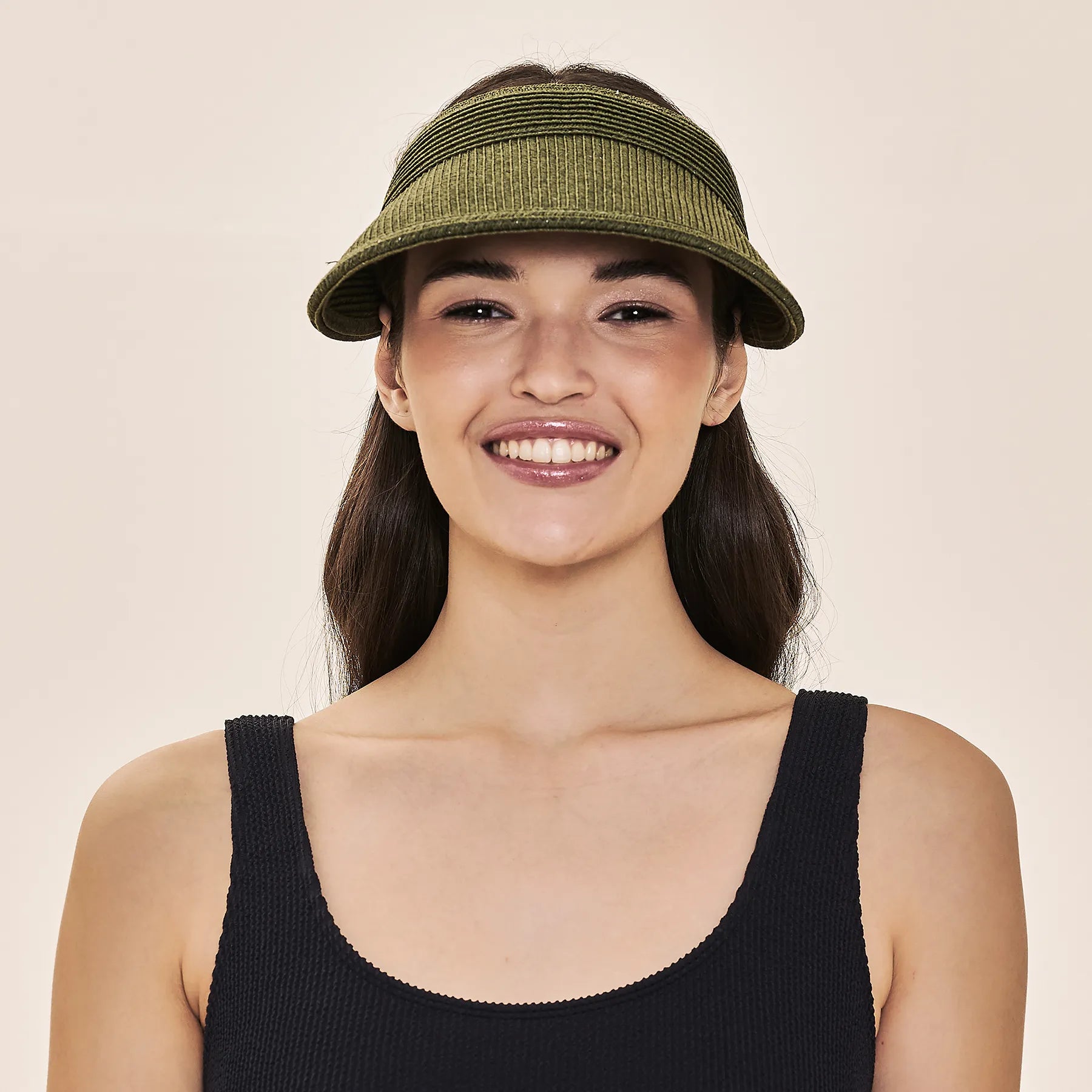 Visera UV con protección solar Brunei - Verde militar