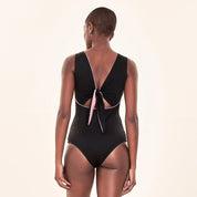 Ropa de Baño UV Mirela Reversible - Malva/negro