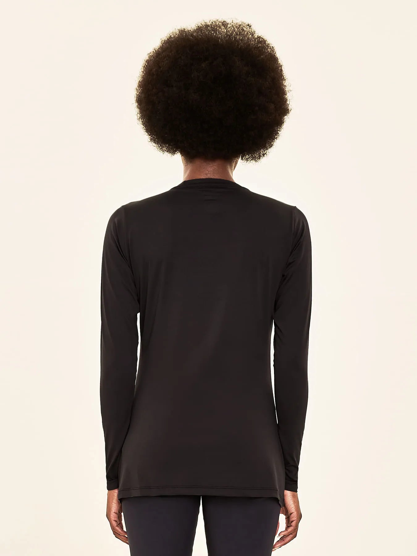 Camiseta UV femenina con protección solar Uvpro - Negro