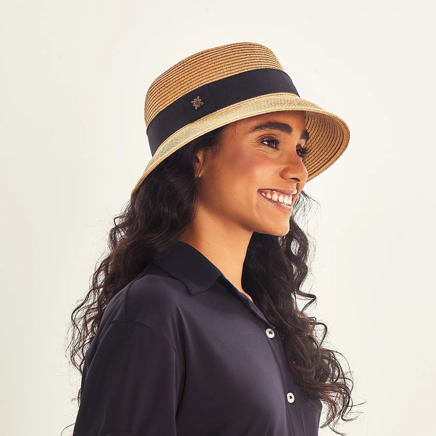 Sombrero Cap Ferrat Kaki UV LINE