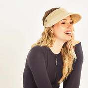 Visera UV con protección solar Brunei - Lino