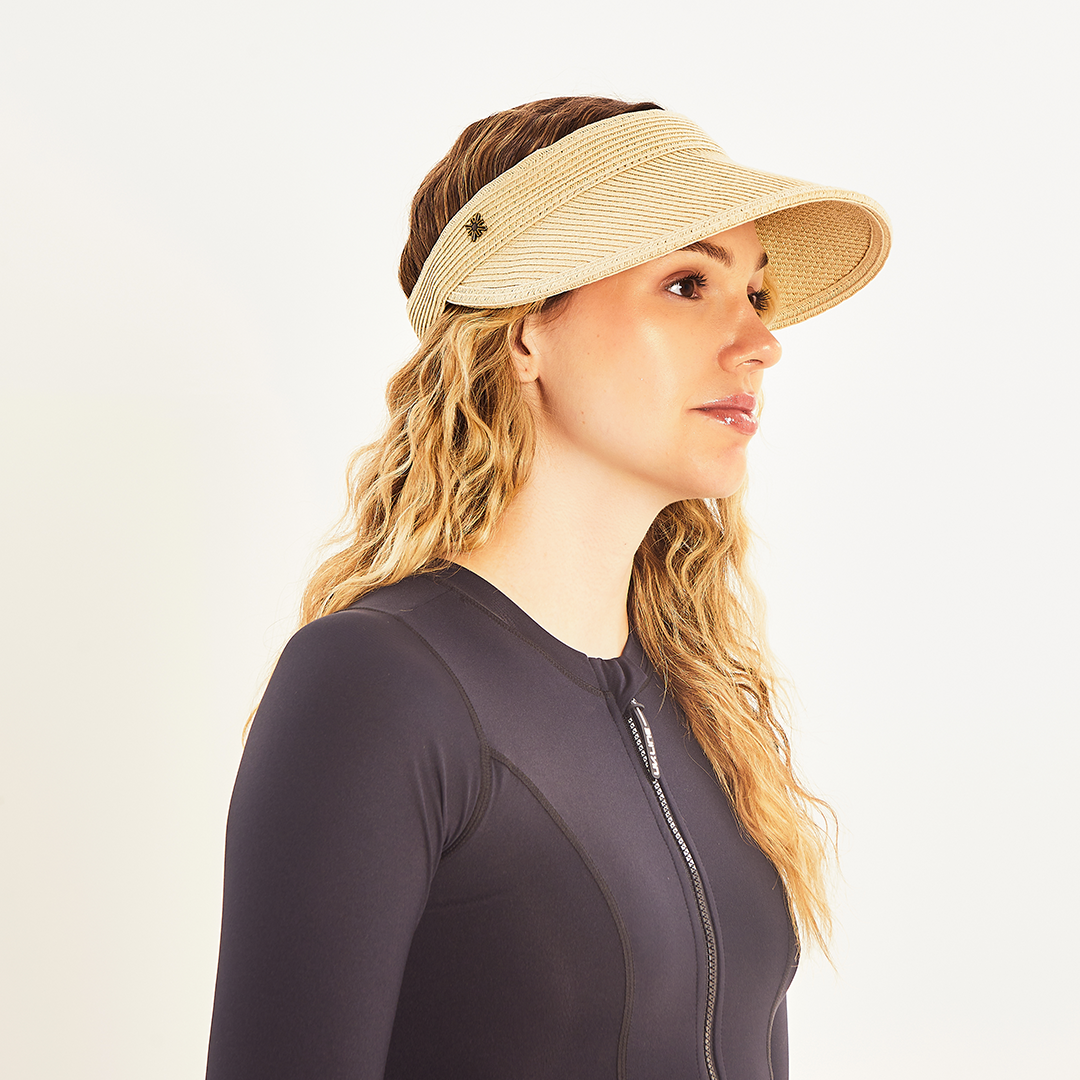 Visera UV con protección solar Brunei - Lino