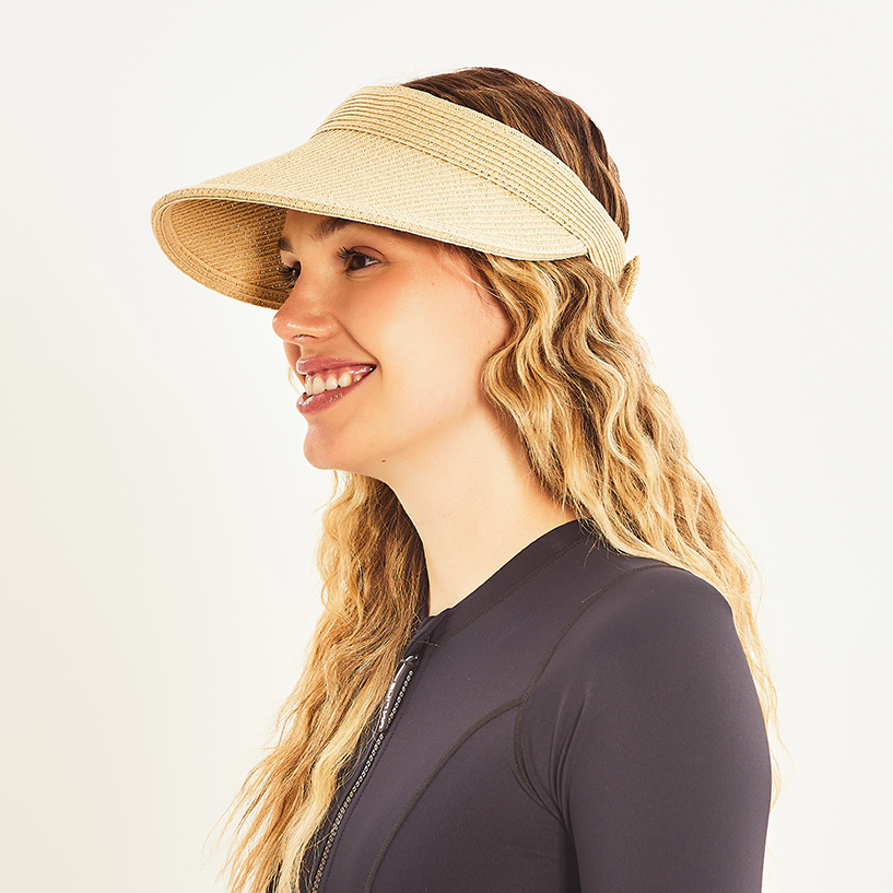 Visera UV con protección solar Brunei - Lino