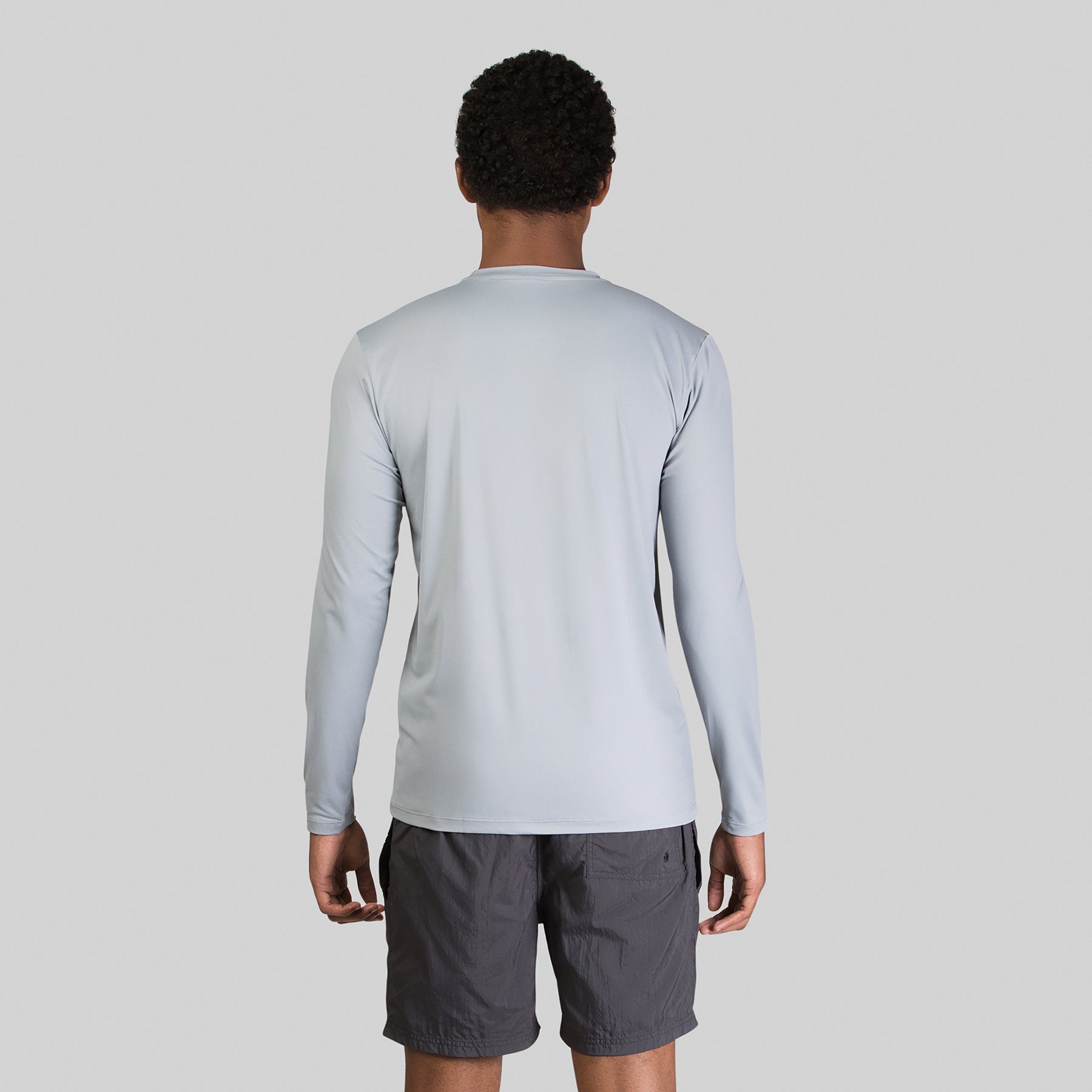 Camiseta UV Masculina con protección solar Uvpro - Gris