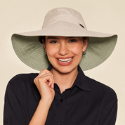 Sombrero UV con protección solar Reversible San Diego - Arena/Kaki Salvia
