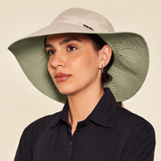Sombrero UV con protección solar Reversible San Diego - Arena/Kaki Salvia