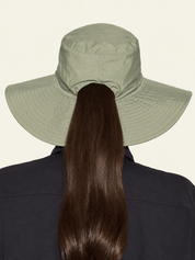 Sombrero UV con protección solar Reversible San Diego - Negro/Kaki Salvia