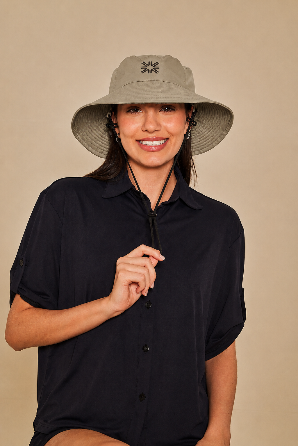 Sombrero UV con protección solar Cassis - Kaki