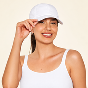 Gorra UV con protección solar Beach Tennis - Blanco