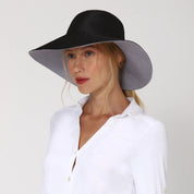 Sombrero Reversible San Diego Gris/Negro - UV LINE