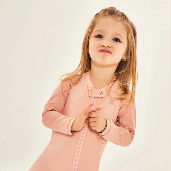 Enterizo UV con protección solar Baby - Rosa
